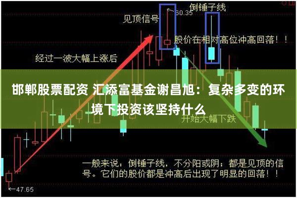 邯郸股票配资 汇添富基金谢昌旭：复杂多变的环境下投资该坚持什么