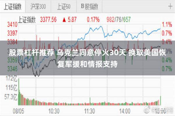股票杠杆推荐 乌克兰同意停火30天 换取美国恢复军援和情报支持