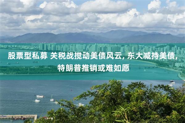 股票型私募 关税战搅动美债风云, 东大减持美债, 特朗普推销