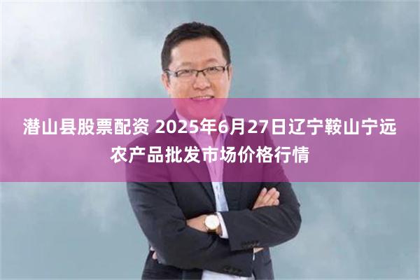 潜山县股票配资 2025年6月27日辽宁鞍山宁远农产品批发市