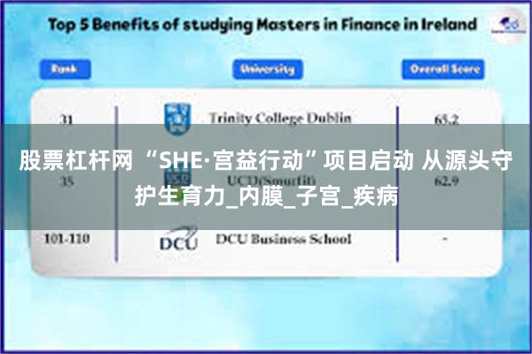 股票杠杆网 “SHE·宫益行动”项目启动 从源头守护生育力_内膜_子宫_疾病